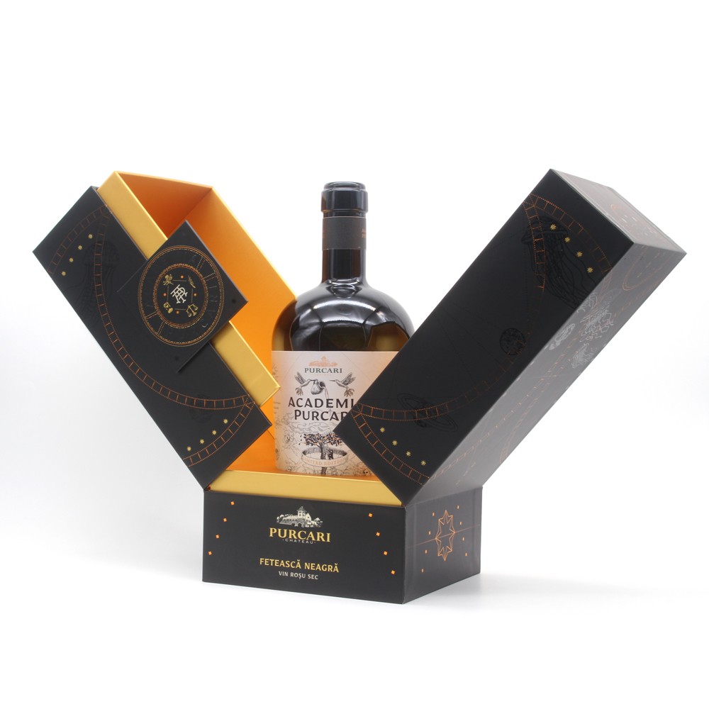 Luxury paper wine gift box