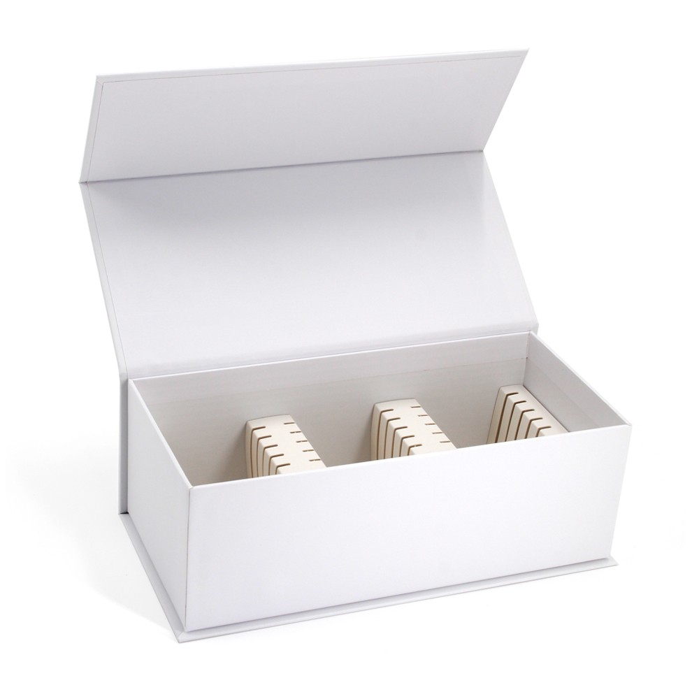 Sachet packaging box with insert