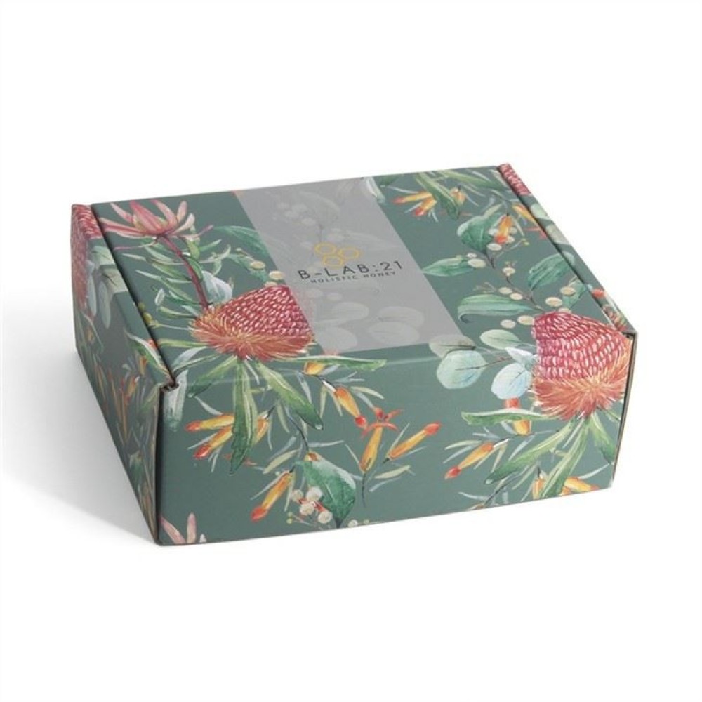 Tropical style mailer box packaging