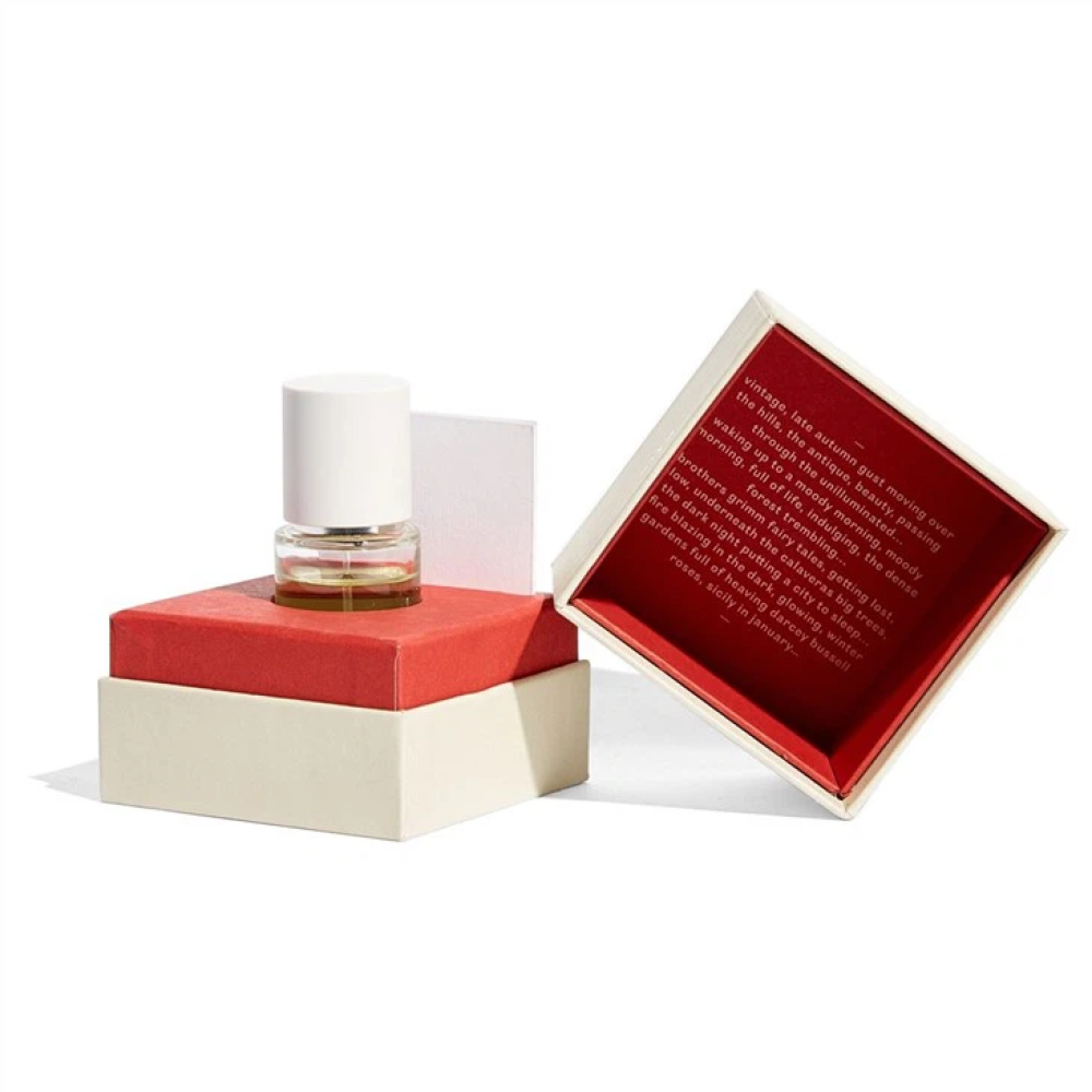 Lid off cover paper perfume box