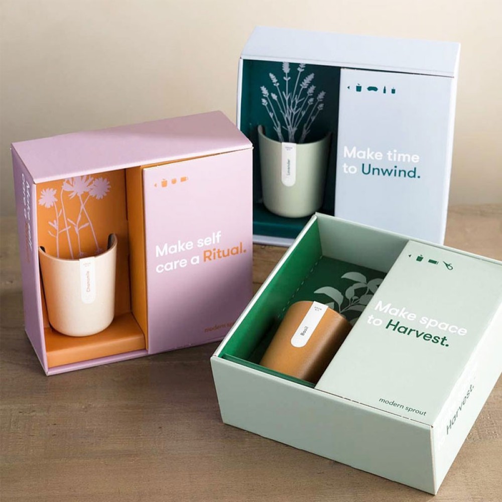 Plant cup packaging box