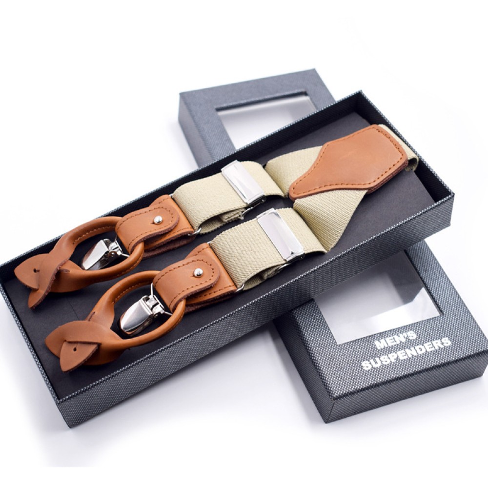 Custom packaging box for suspenders