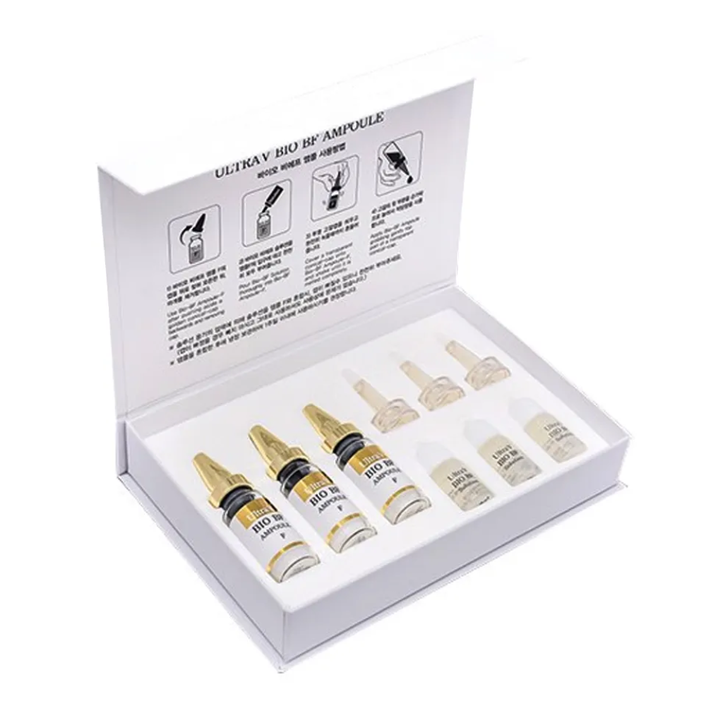 Custom gift box for ampoule packaging