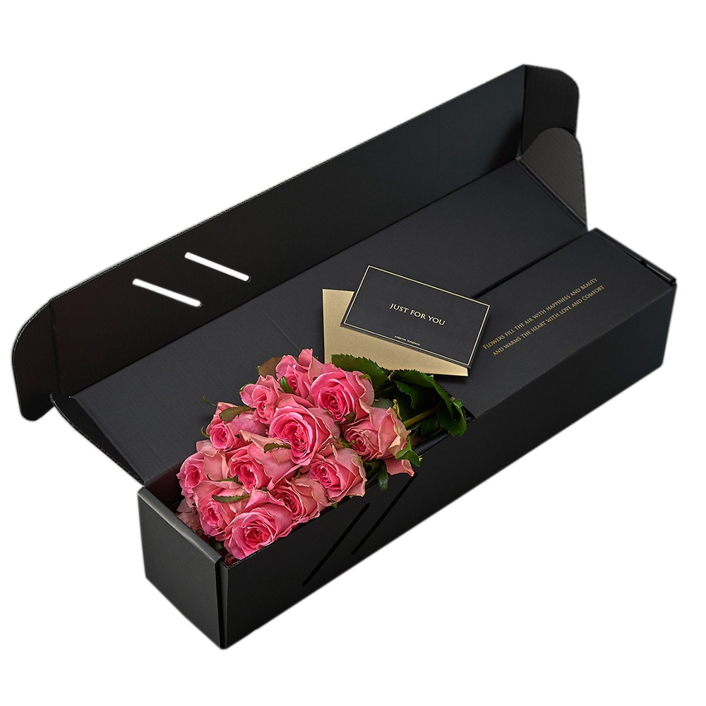 Corrugated shipping boxes for roses flowers