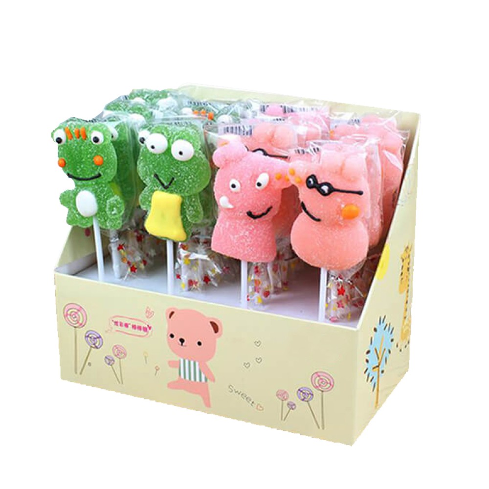 Cardboard lollipop display box