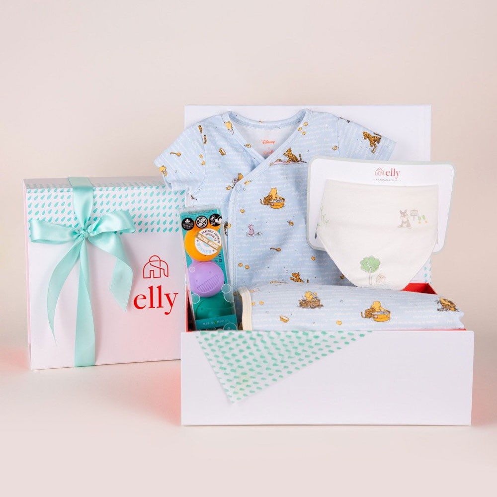 Empty baby memory gift packaging box