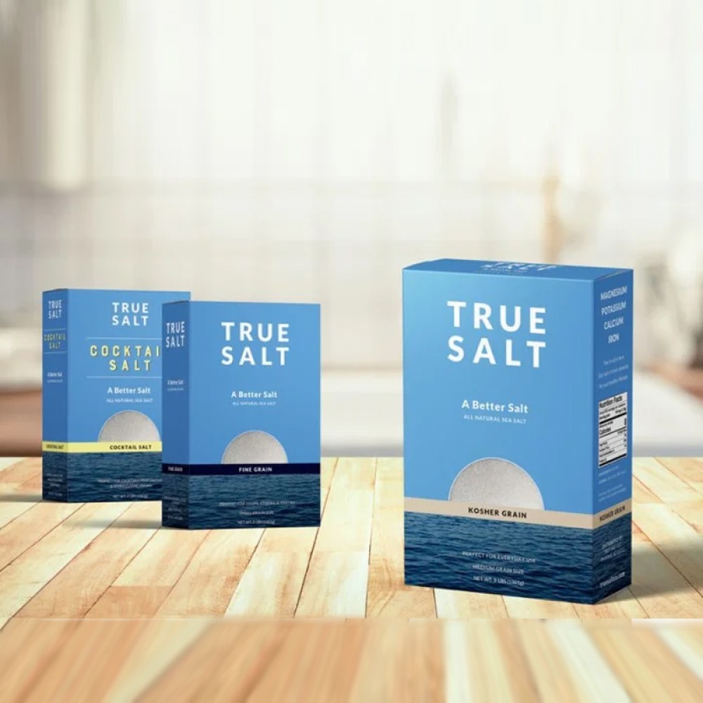 Bath sea salt packaging box