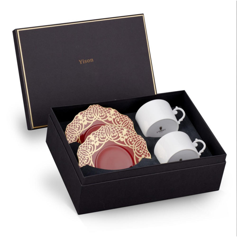 Cardboard ceramic mug gift box