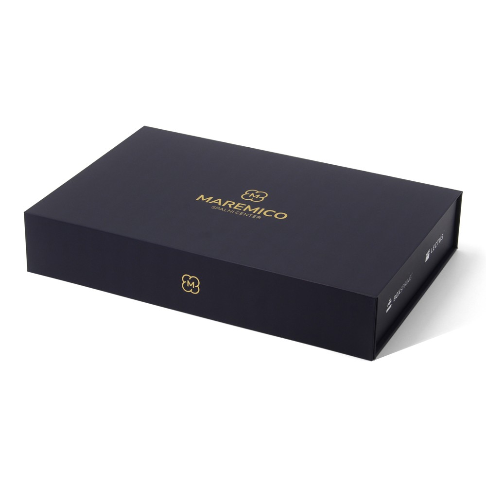Rose gold black foldable box