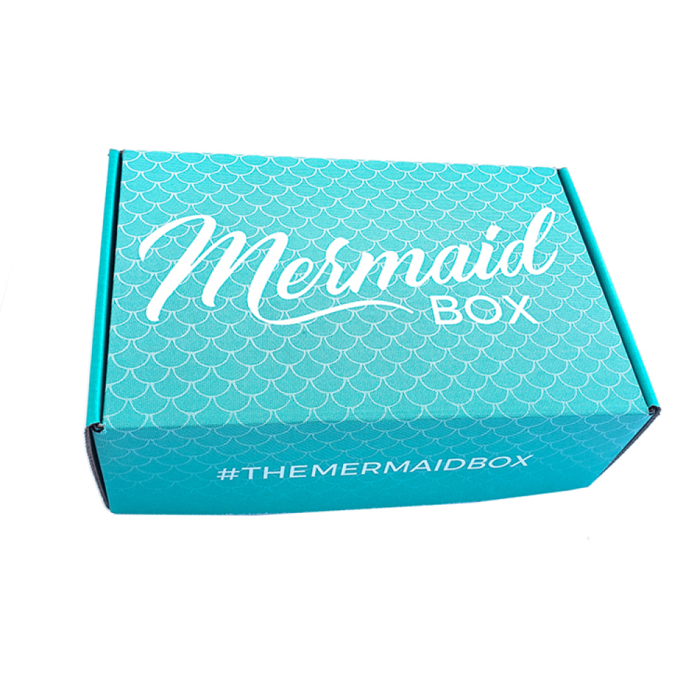Custom printing mermaid mailer box