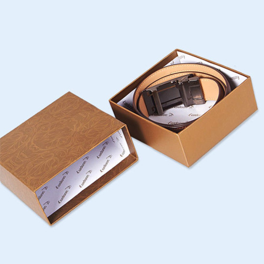 Luxury gift box for belt packaging
