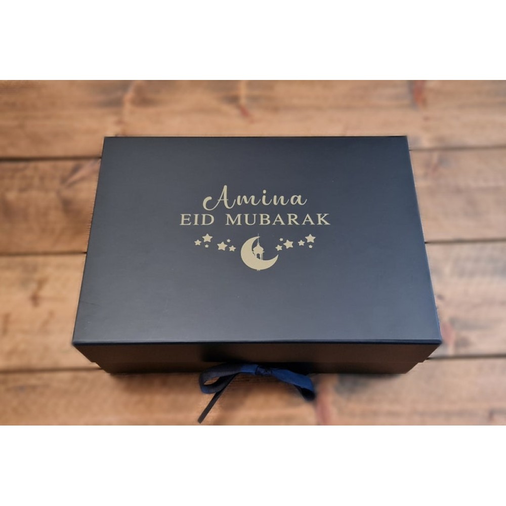 Custom islam ramadan gift box eid mubarak packaging box