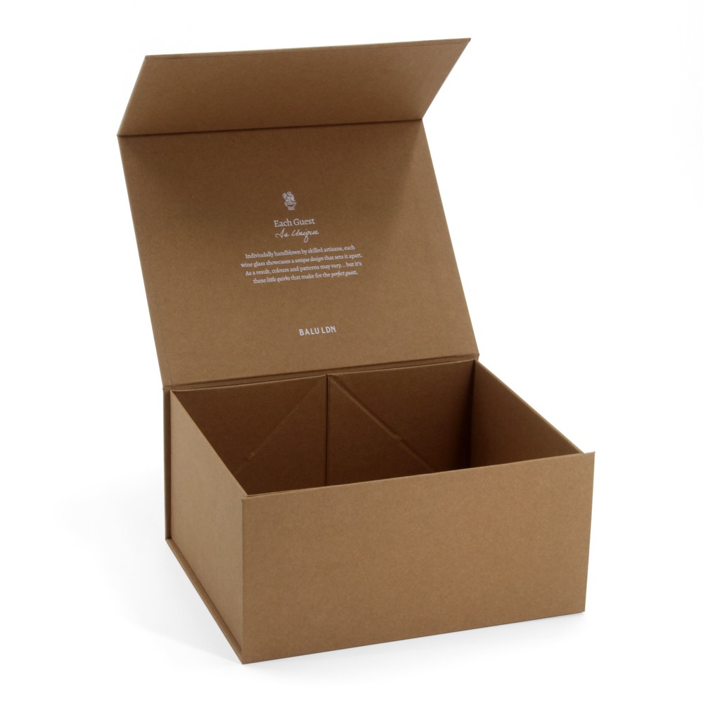 Складная подарочная коробка из крафт-бумаги на заказ