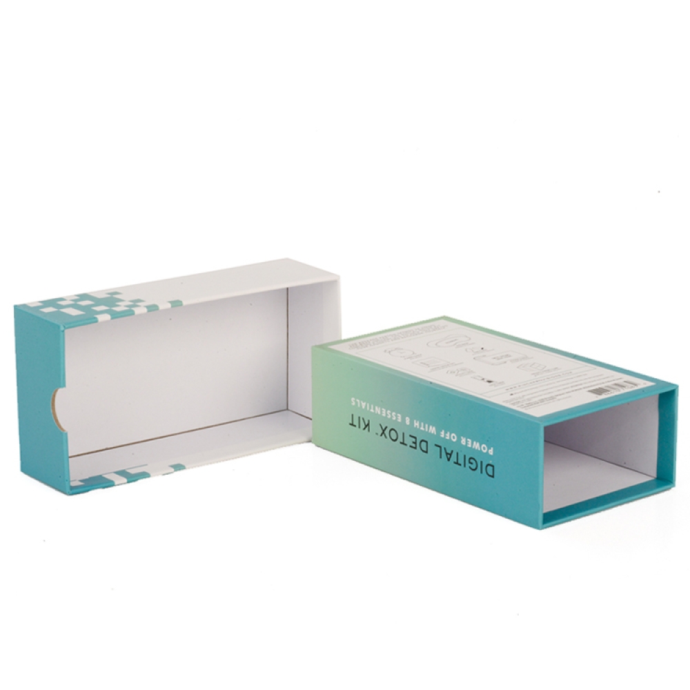 Drawer paper box for cosmetic tool