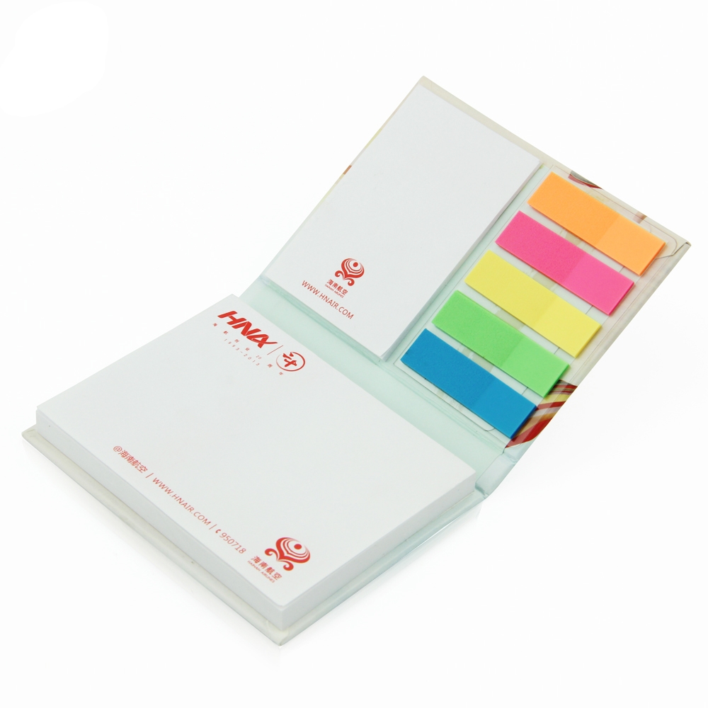 Großhandel benutzerdefinierte Logo bedruckte Werbepocket -Notiz Memo Pad klebrig