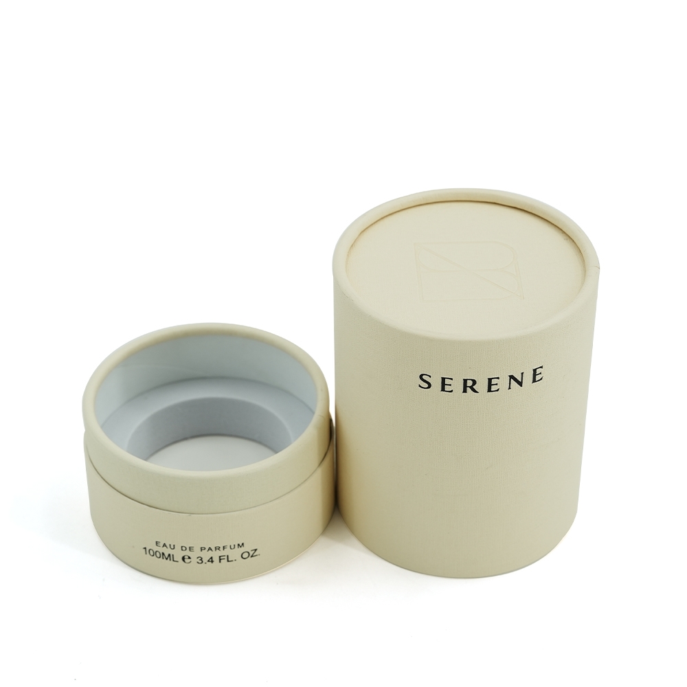 Luxury Round Perfume Box – Custom Cylindrical Gift Tube for Cologne, Fragrance, or Essential Oils