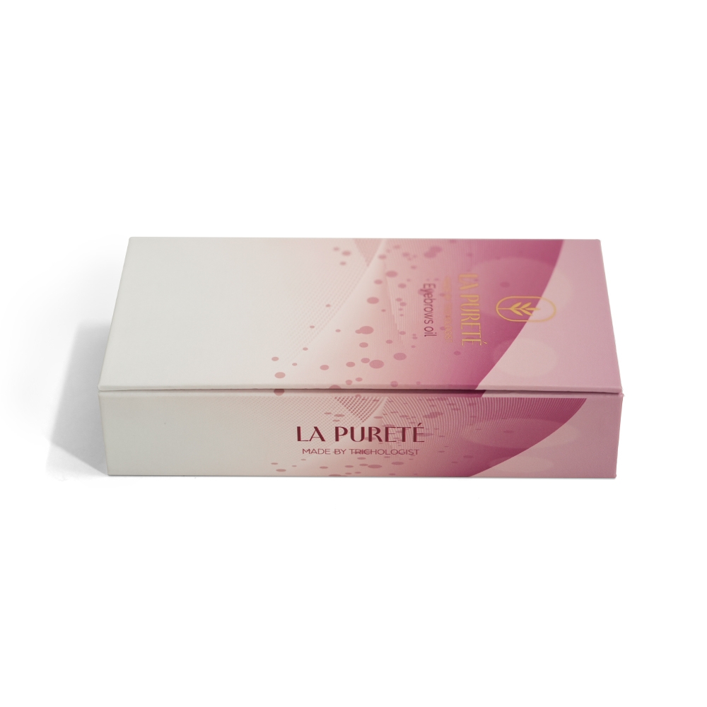 Custom Double Door Opening Rigid Paper Gift Box with Gold Satin Lining