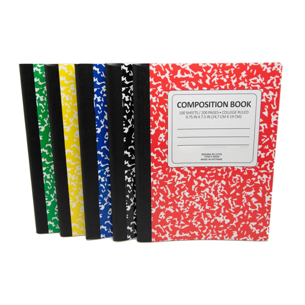 Пользовательские логотип Libretas Escolar Wholesale School Supplies Supply Composition Notebook для учащихся для учащихся