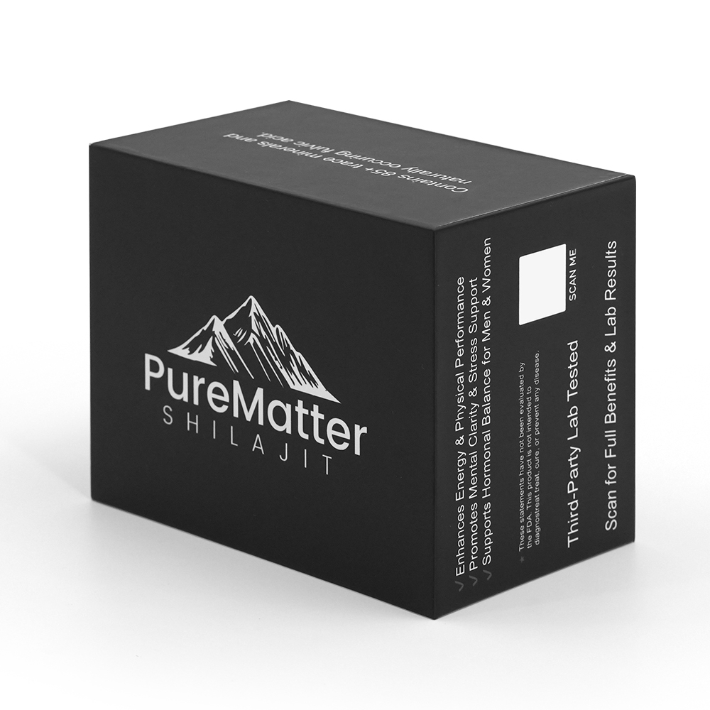 Custom Luxury Shilajit Packaging Box