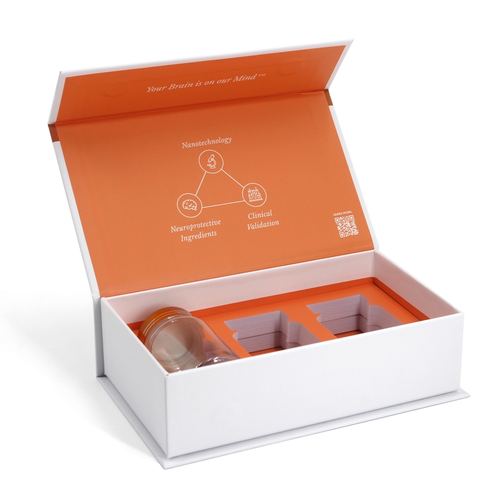 Custom Luxury Supplement Bottle Packaging Paper Box