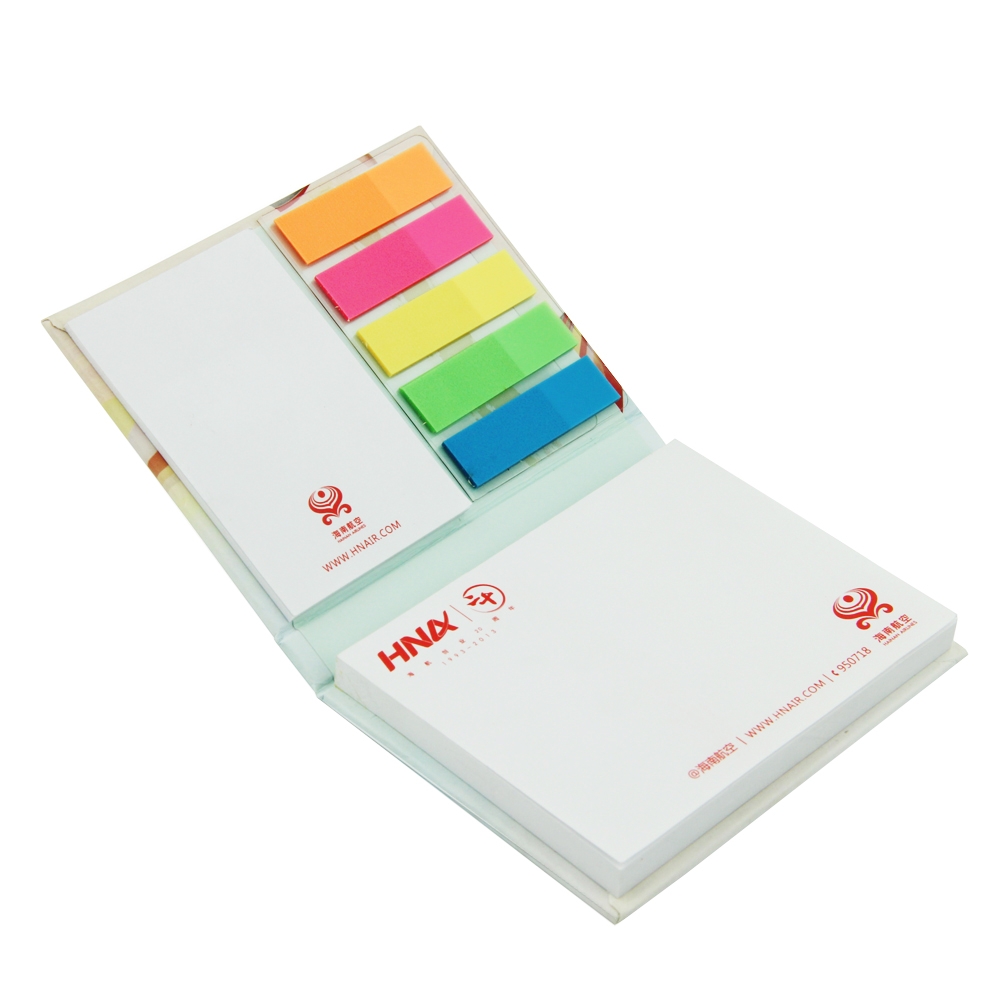 Großhandel benutzerdefinierte Logo bedruckte Werbepocket -Notiz Memo Pad klebrig