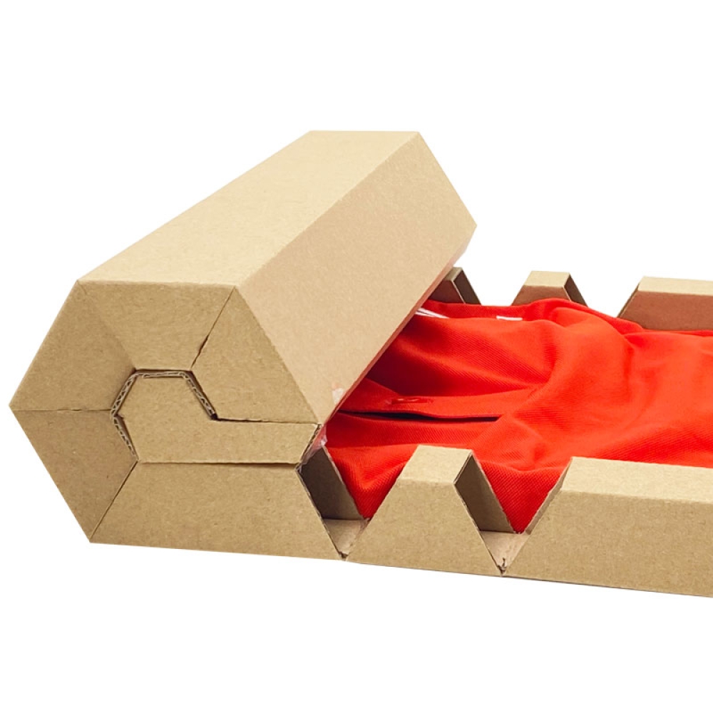Custom Innovative & Sustainable Cardboard Roll Up Rollor Box Packaging for Clothing