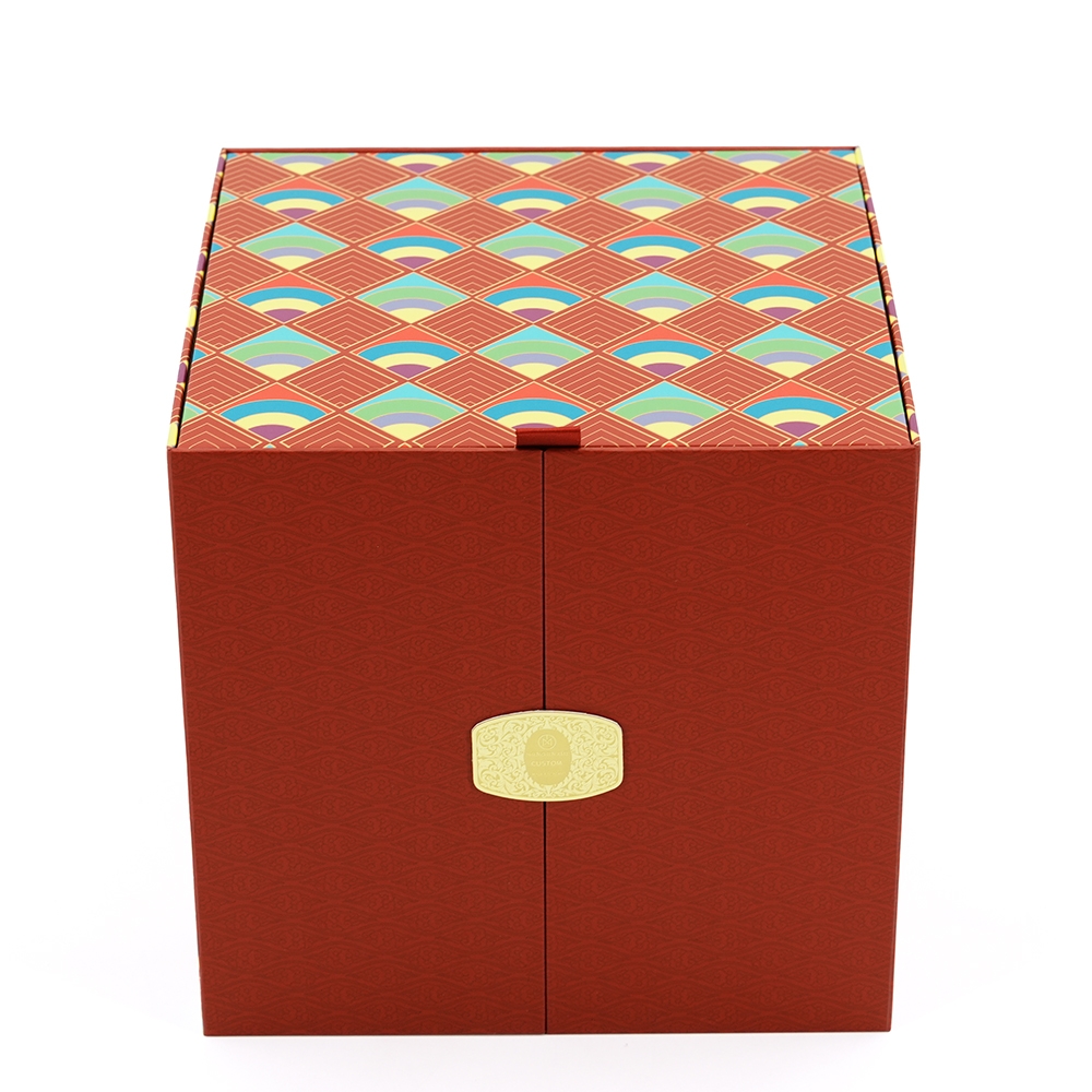 Boîte-cadeau multicouche de luxe de carton de soin de maquillage cosmétique de maquillage