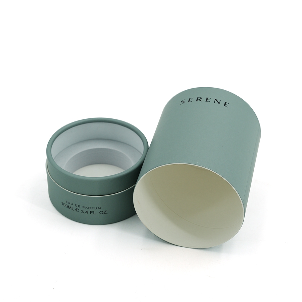 Luxury Round Perfume Box – Custom Cylindrical Gift Tube for Cologne, Fragrance, or Essential Oils