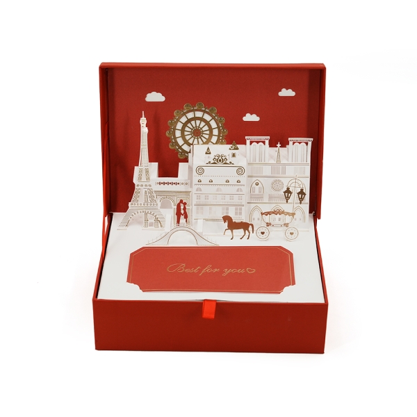 Custom Innovative 3D Pop Up Gift Box