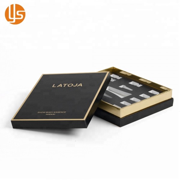 Wholesale Cheap Custom Logo Full Color Printed Rigid Cardboard Gift Cosmetic Packaging Paper Box