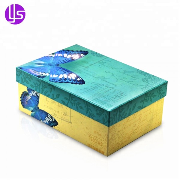 Hochwertige, bedruckte quadratische Geschenkverpackung aus ausgefallenem Karton aus China