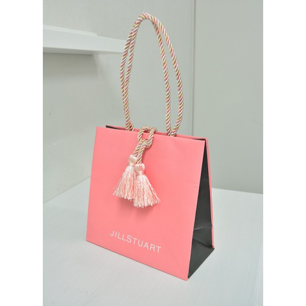 Custom Made Shopping Gift Bag Bolsa De Regalo Paper Bag with Tassels