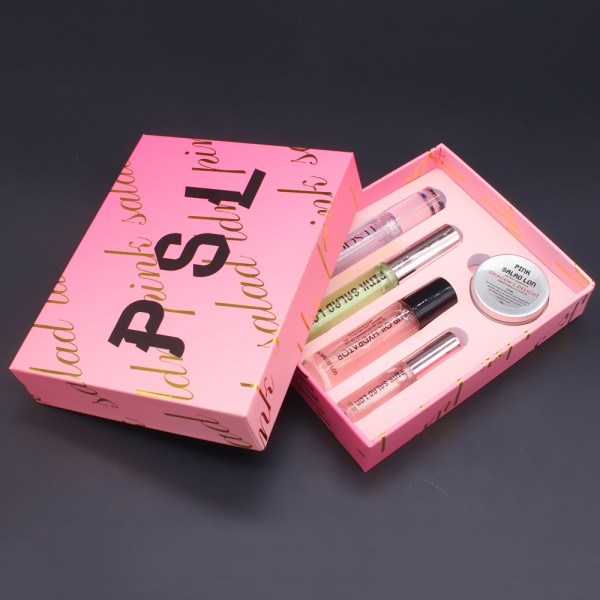 Großhandel mit Private-Label-Lipgloss-Set aus Papier und Pappe in Geschenkbox