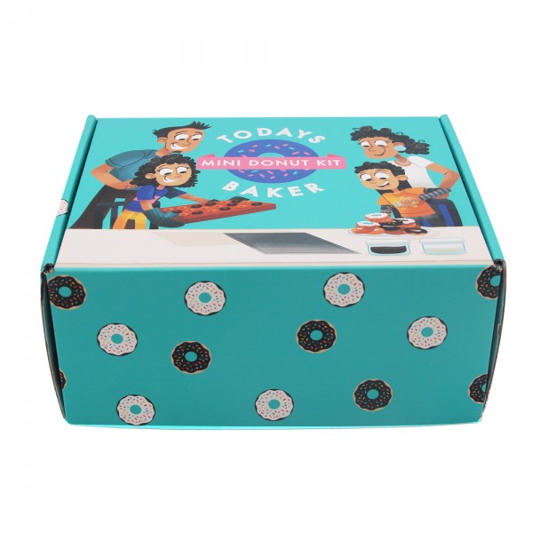 Personalized paper doughnut mailer donut packaging box