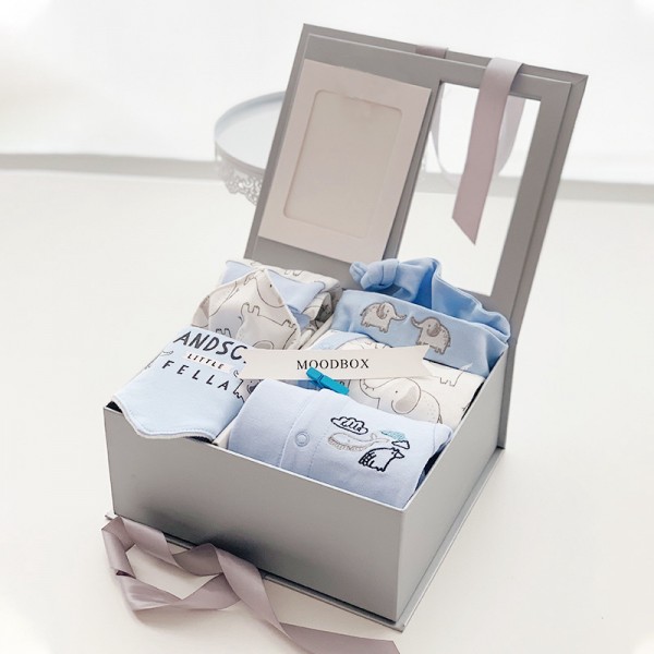 Magnetic newborn baby clothes gift packaging box