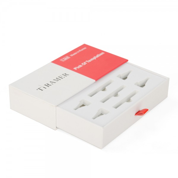 Maßgeschneiderte Schubladenbox für Hautpflegeprodukte mit Eva-Halter