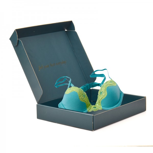 Caja de envío de empaquetado modificada para requisitos particulares de la ropa interior de la caja de suscripción de la ropa interior de las cajas acanaladas