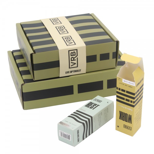 Бумажная упаковочная коробка для ухода за кожей с рукавом