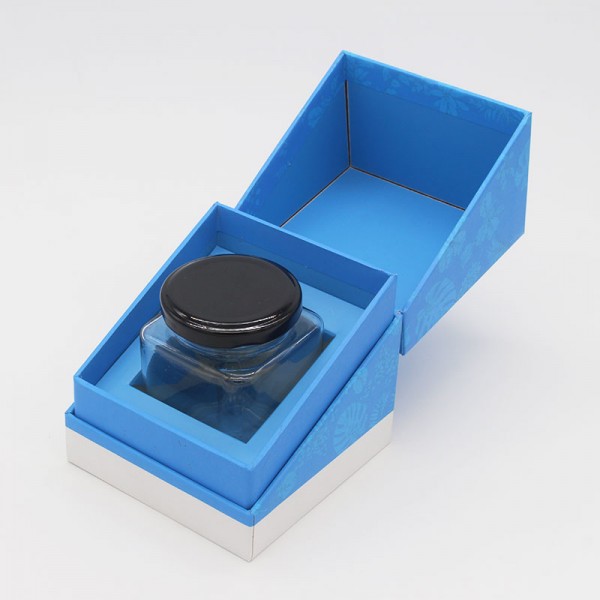 Flip paper box for jar packaging