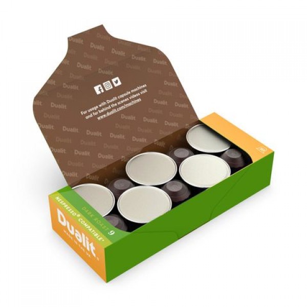 Coffee capsules packaging box