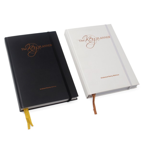 Impresión personalizada por fuera y por dentro del cuaderno.