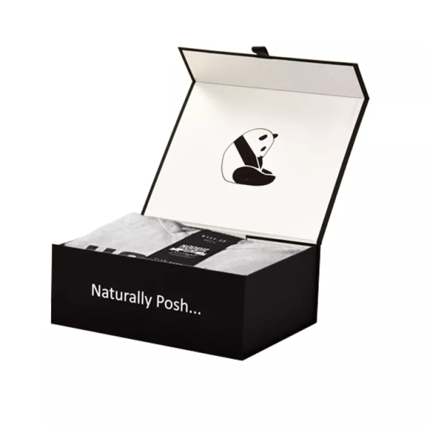 Caja de embalaje personalizada para sudaderas con capucha.