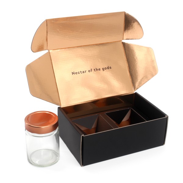 Honey jar shipping box