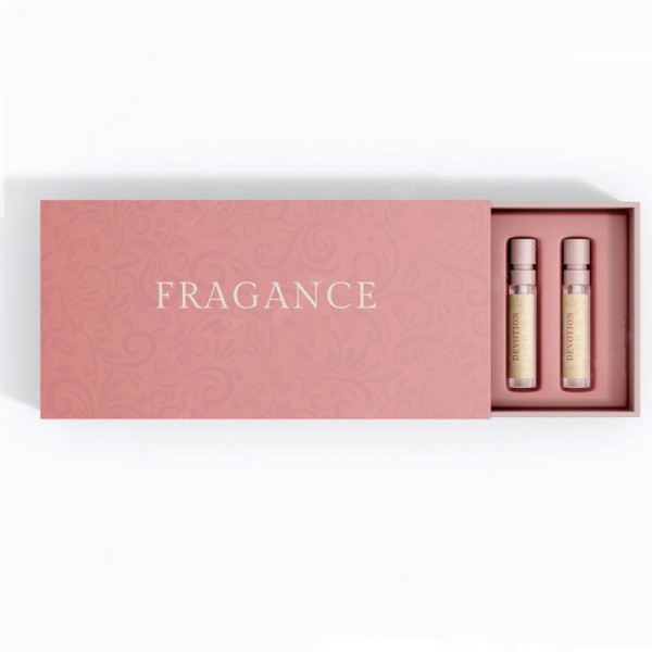 Perfume oil box for set sample perfume bottles