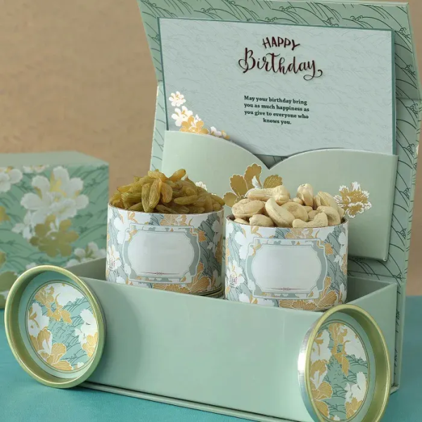 Luxuriöse magnetische Geschenkbox für Nüsse