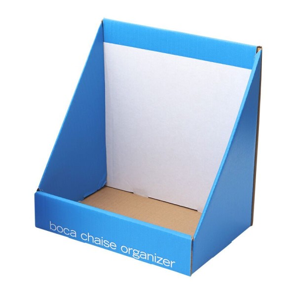 Cardboard pdq display box for retail store