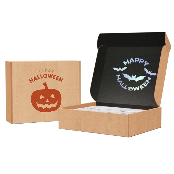 Boîte d'emballage cadeau d'Halloween personnalisée