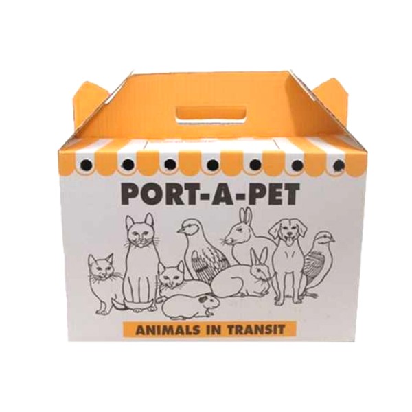 Custom empty dog pet carrier box
