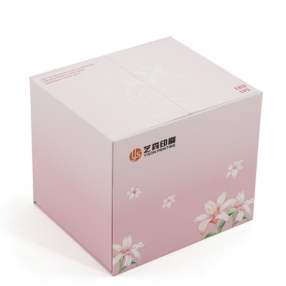 Boîte-cadeau relevable de luxe à double porte pour l'emballage de parfum