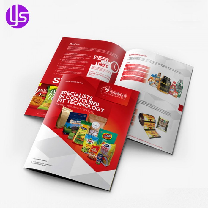 Günstiger, kundenspezifischer A4-Vollfarbdruckservice für Unternehmenswerbung, Werbeartikel, Anleitung, Menübroschüre mit Sattelheftung